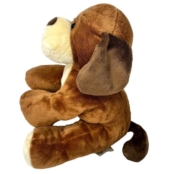 Build A Bear Puppy Dog Plush Velvet Hugs Brown Tan Soft Stuffed Animal Toy 12" - Picture 3 of 12